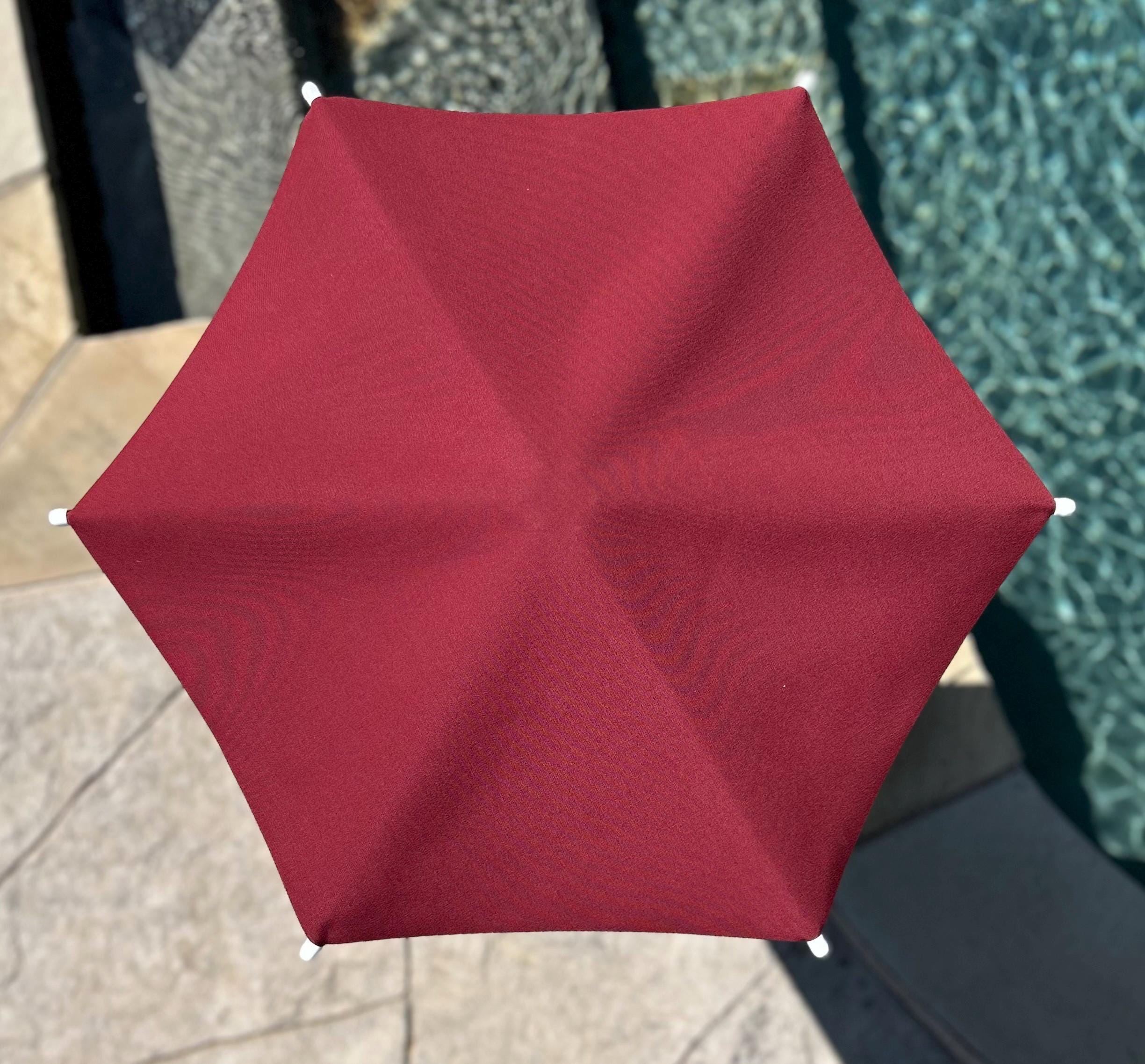 Burgundy Plant Cabana | Plant Shade Umbrella, Garden Decor