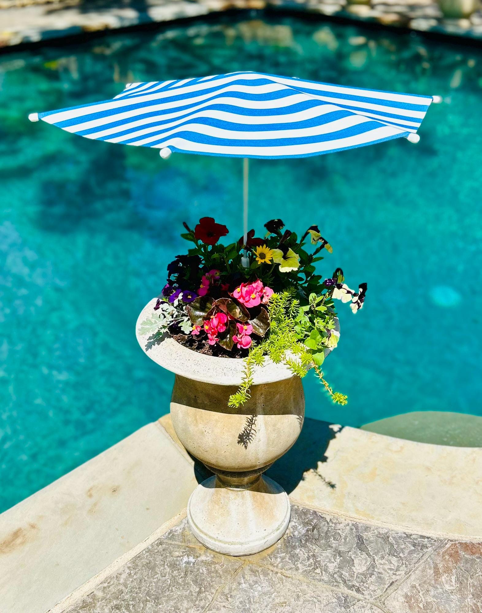 Plant Cabana™ – All the Sun. None of the Heat. Beautiful Protection for Potted Plants. 28” Wide x 30” Tall. Simple Assembly Required.