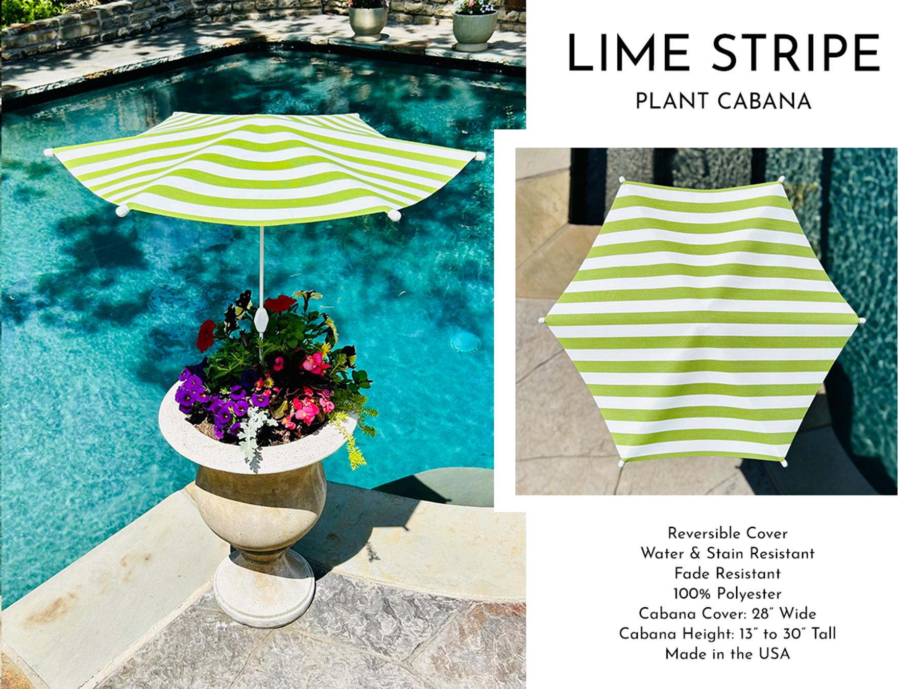 Plant Cabana™ – All the Sun. None of the Heat. Beautiful Protection for Potted Plants. 28” Wide x 30” Tall. Simple Assembly Required.