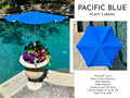 Pacific Blue Plant Cabana I Plant Shade Umbrella | Shade for Plants & Gardens | Adjustable Shade 28" Wide, 13"–30" Tall | Assembly Required
